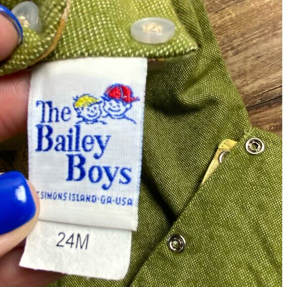 Bailey Boys Reversible Longalls Fox/Frog - Picture 2 of 5